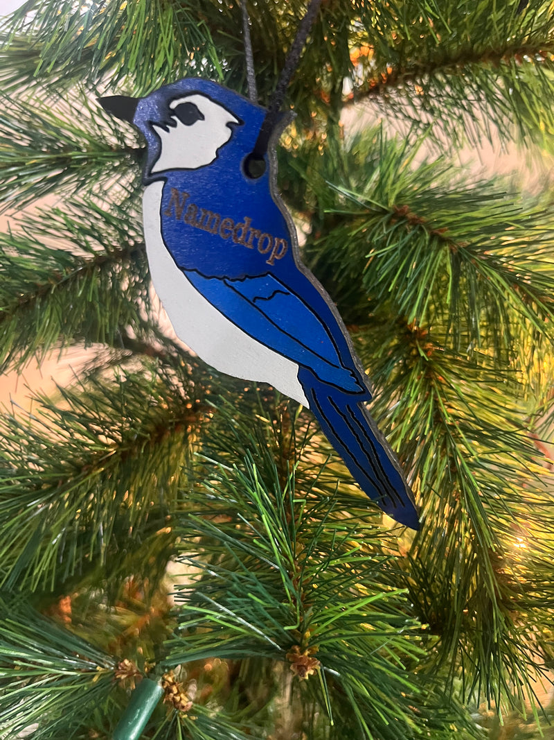 Custom Bluejay Ornament