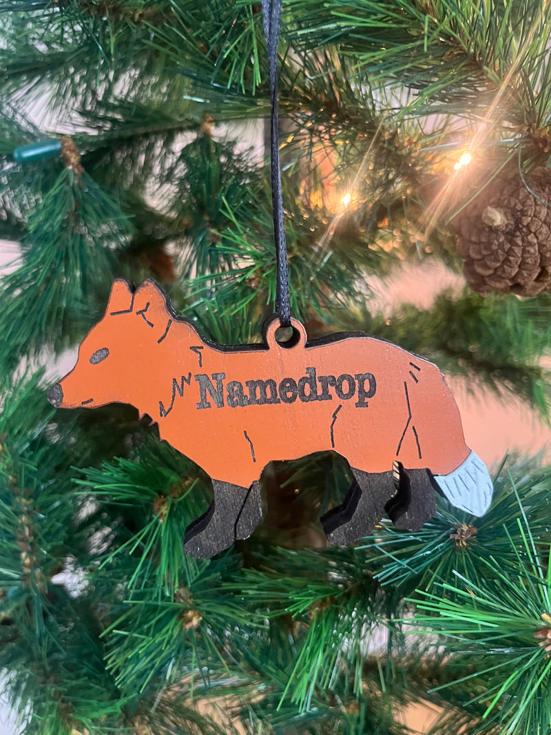 Custom Fox Ornament