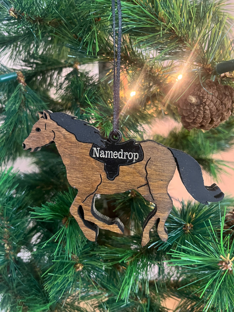 Custom Horse Ornament