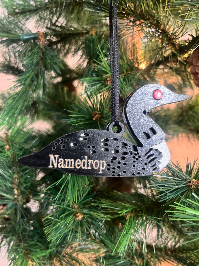 Custom Loon Ornament