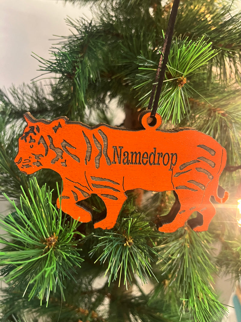 Custom Tiger Ornament