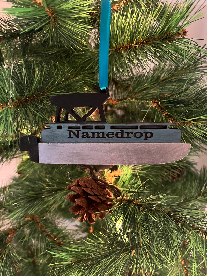 Custom Pontoon Boat Ornament