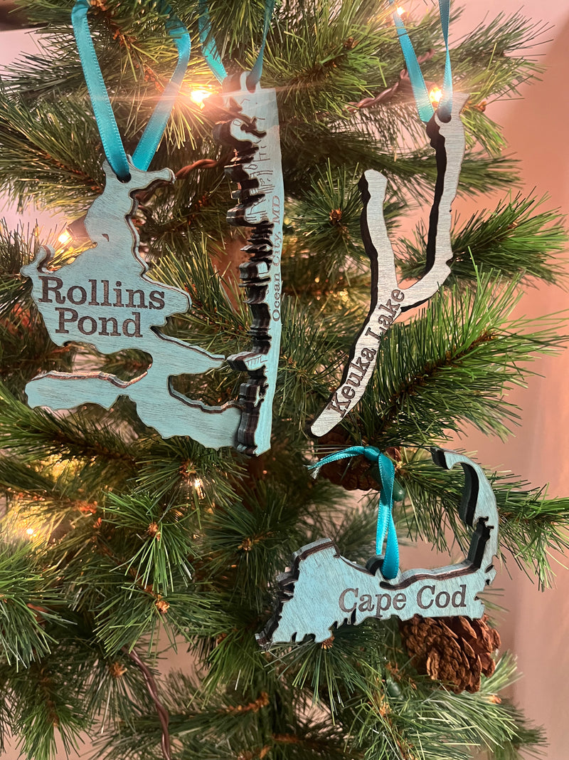 Custom Lake Ornament