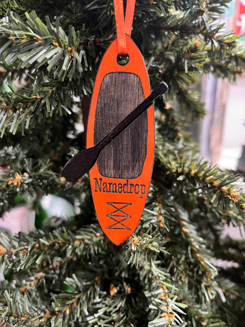 Custom Paddle Board Ornament