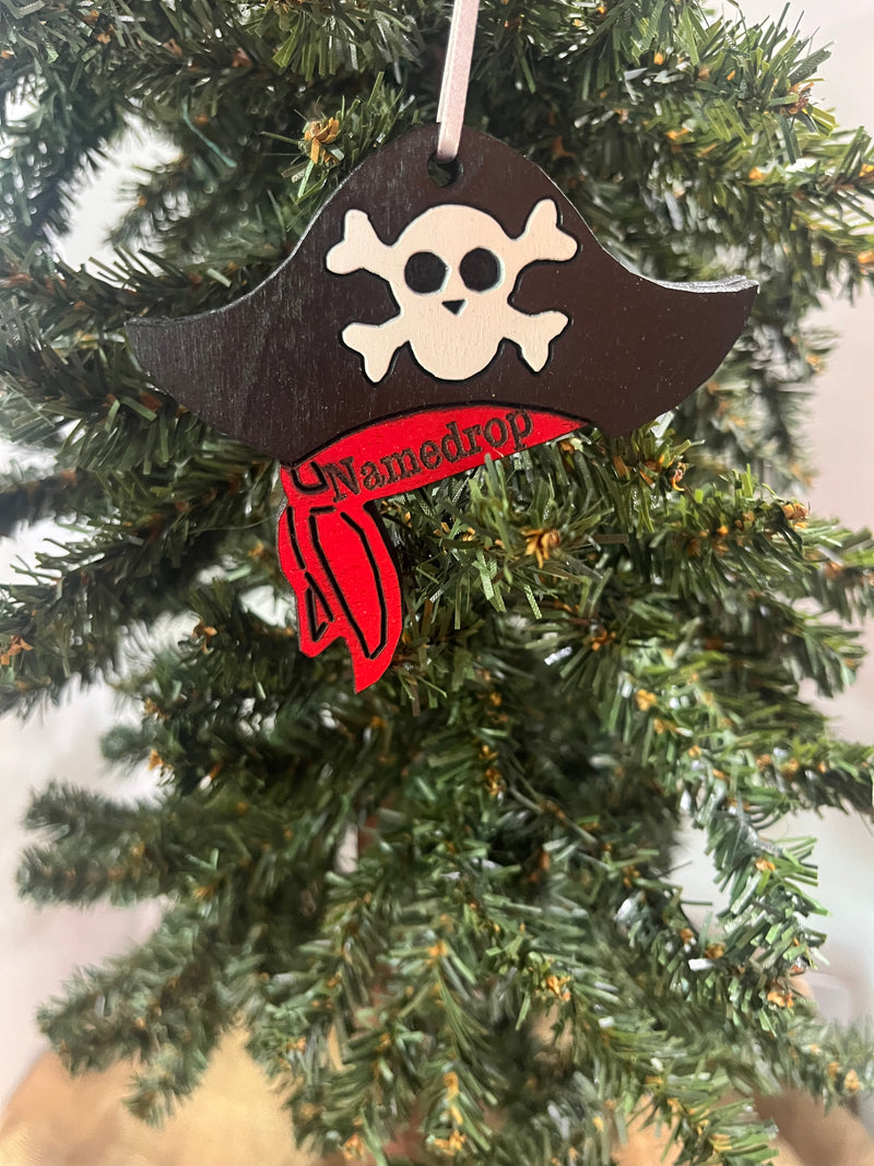 Custom Pirate Hat Ornament