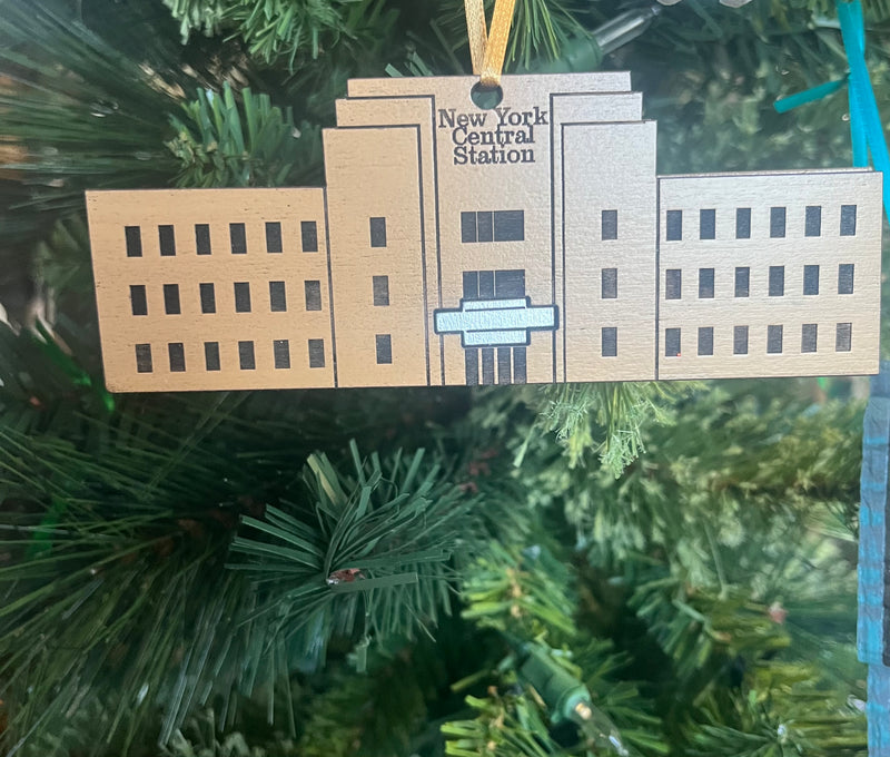 New York Central Train Station Ornament