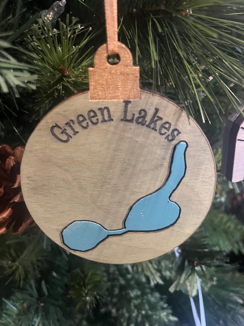 Green Lakes Ornament