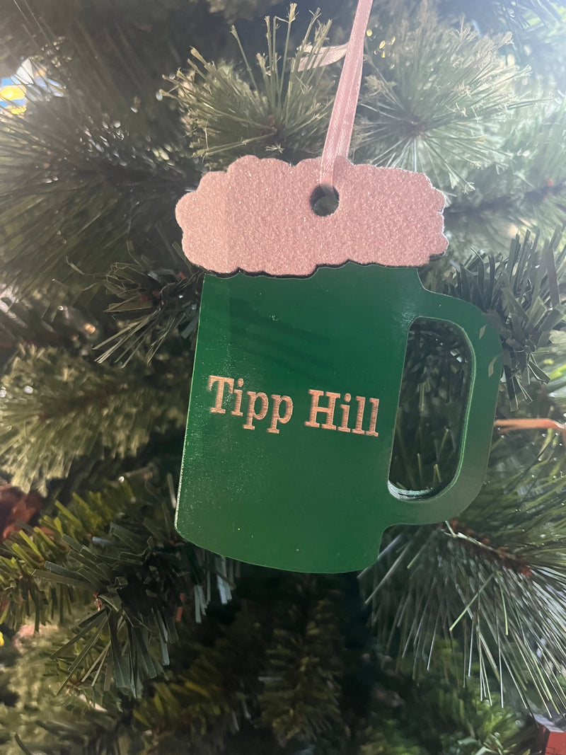 Green Beer Tipp Hill Ornament