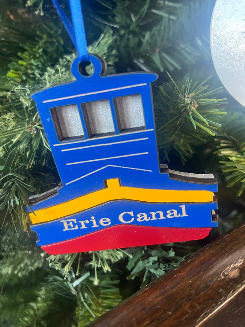 Erie Canal Tugboat Ornament