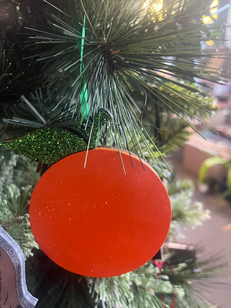 Orange Ornament