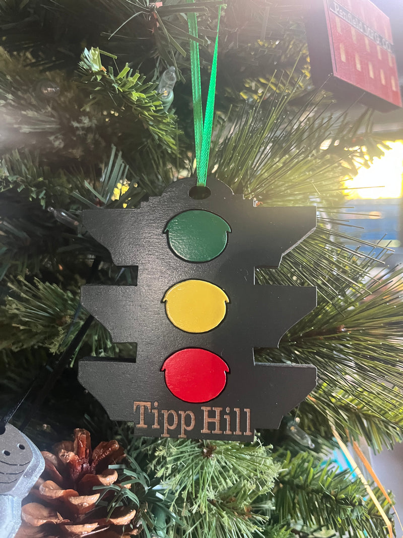 Tipp Hill Traffic Light Ornament