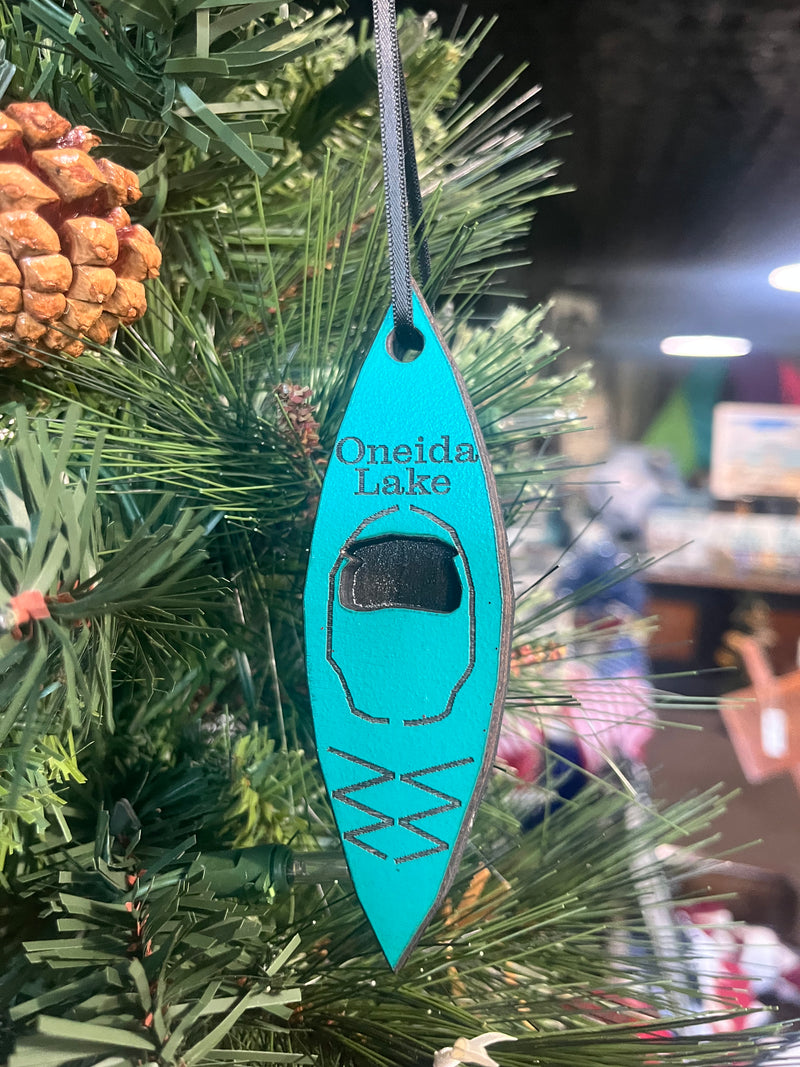 Oneida Lake Kayak Ornament