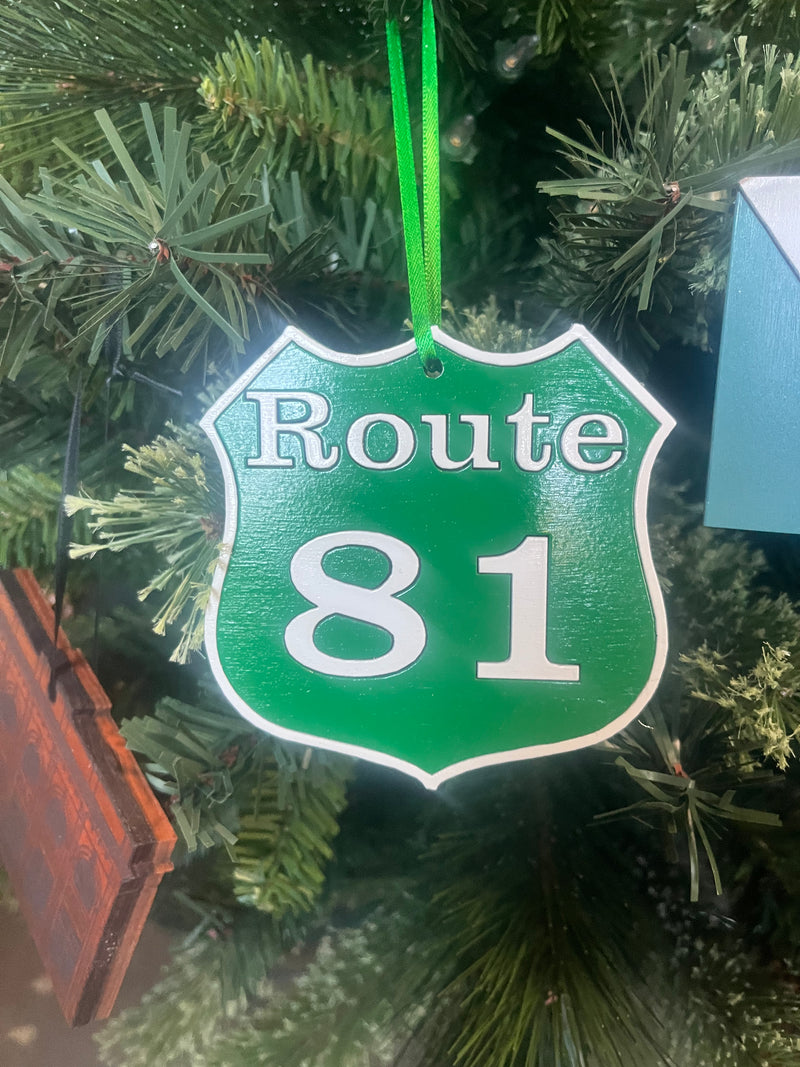 Route 81 Sign Ornament