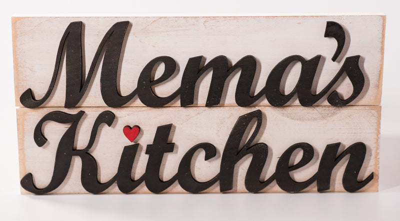 Mema's Kitchen Sign