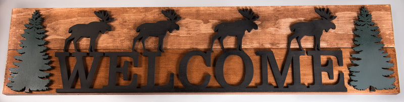 Welcome Moose Sign