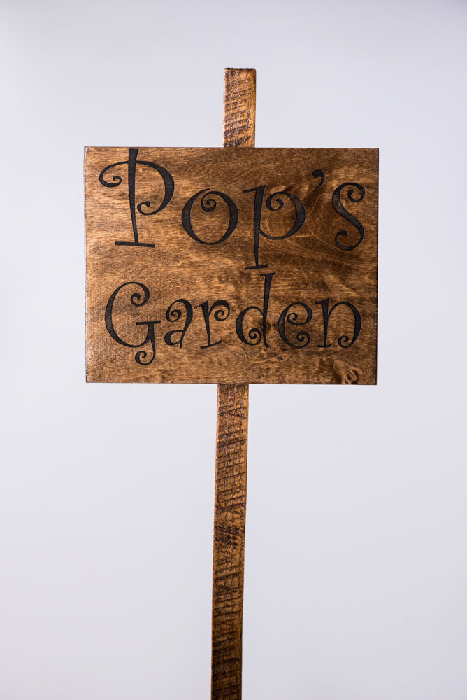Pop's Garden Stake